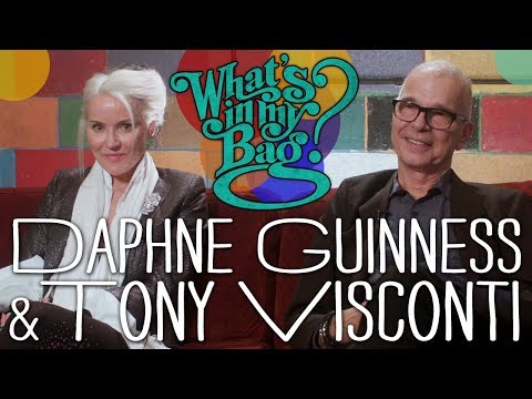 Tony Visconti and Daphne Guinness - What's In My Bag?