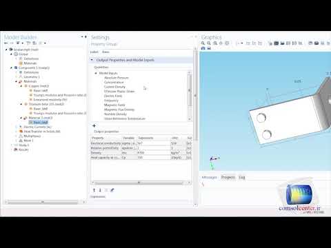 COMSOL gif - Creating a New Material in COMSOL Multiphysics