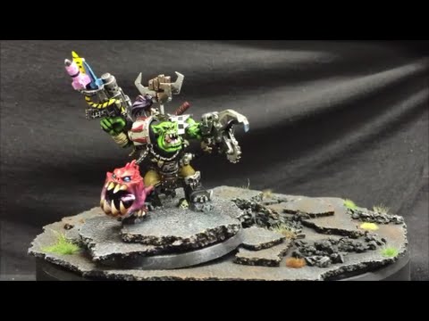 How to Paint Ork Warboss Grukk Face-Rippa