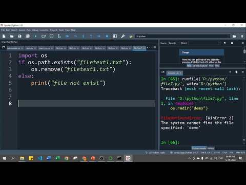 Python Tutorial 90 Delete Files And Folders In Python