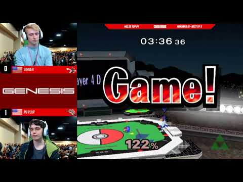 Genesis 5 - Ginger (Falco) vs PG | Plup (Sheik) - SSBM - Top 64, Winners Round 1