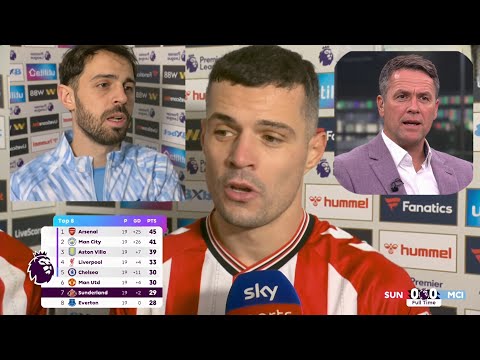 Man City DROP Points at Sunderland! Arsenal 4 Points Clear 😱 | Granit Xhaka React!
