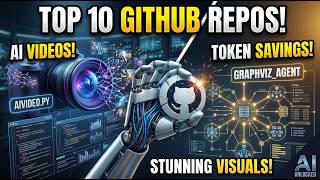 10 Secret GitHub Tools for AI Videos, Token Optimization, & Stunning V