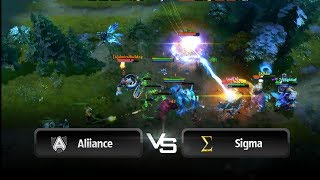 Turn around fight by Alliance vs Sigma @ Starladder 8