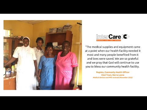 Send medical equipment & supplies to Sierra Leone