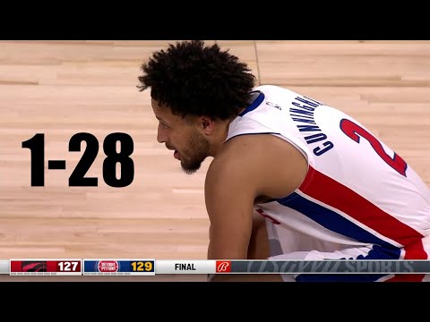 Detroit Pistons finally win a game after losing 28 straight games!