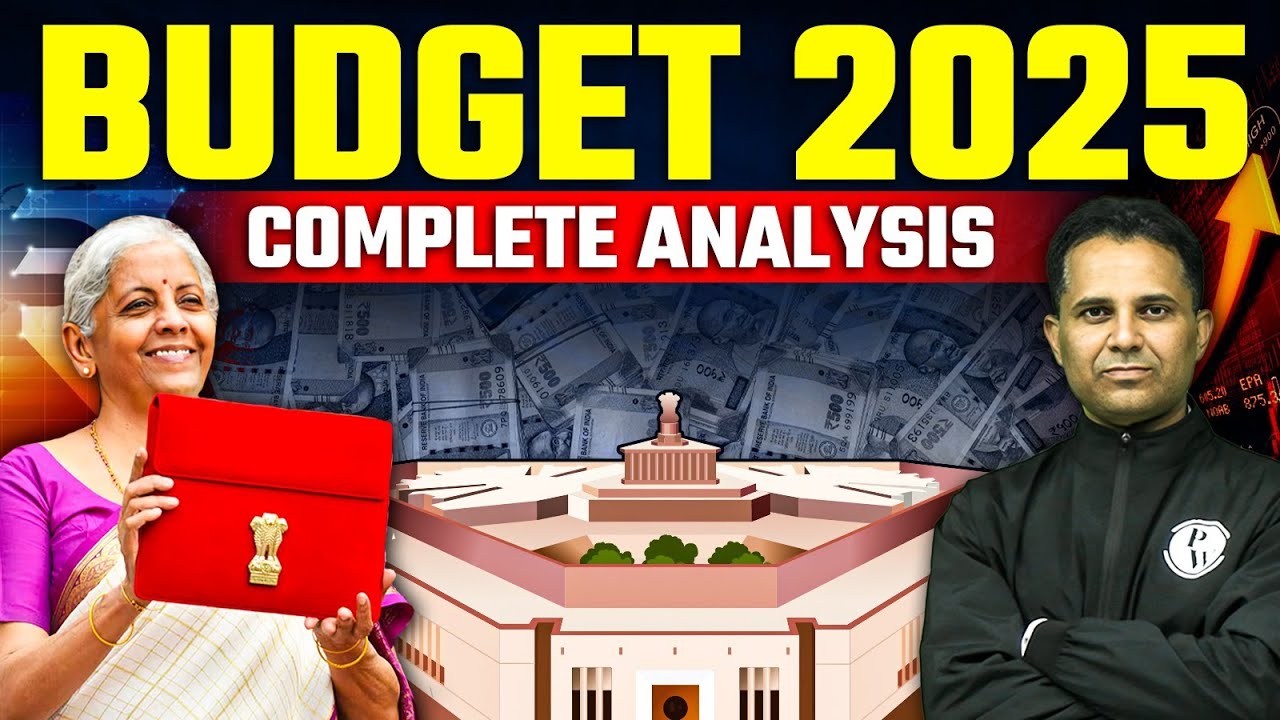 Budget 2025 Complete Analysis | Budget 2025 News | Union Budget 2025 | Budget | PW OnlyIAS