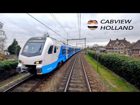 Train pick up & Cabview: Enschede - Apeldoorn SNG 8feb 2022