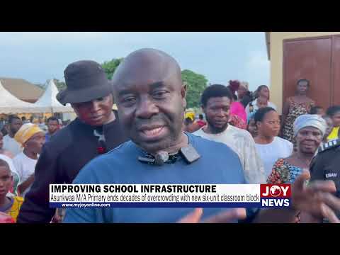 Asunkwaa M/A Primary ends decades of overcrowding with new six-unit classroom block #JoyNews