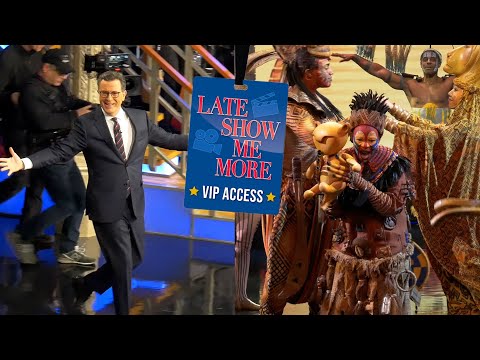 Late Show Me More: Backstage with John Oliver & The Lion King!