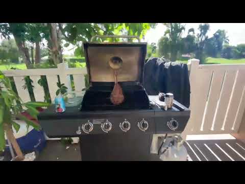 Tomahawk steak grilled to perfection with@voodoorangerIPA on the side