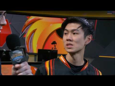 P1 Beats Flyquest(post game interview with Stunt)-league of legends[week7]