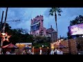 Relaxing Walk In The Rain At Disney S Hollywood Studios In 4K Walt Disney World Florida 2020