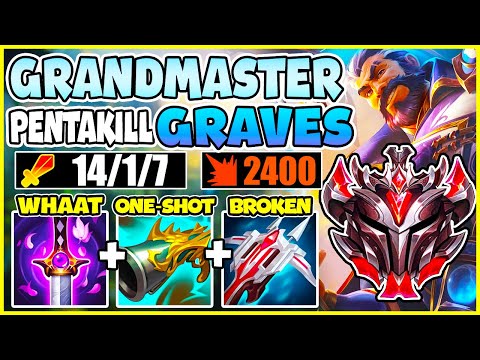 HOW TO PLAY GRAVES GRANDMASTER | BEST Build & Runes | GRAVES Guide | xiao lao ban | League of Legend