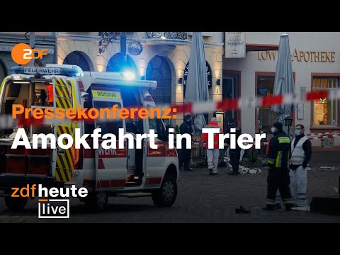 Pressekonferenz zur Amokfahrt in Trier | ZDFheute live
