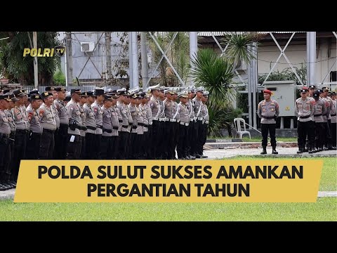 POLDA SULUT SUKSES CIPTAKAN KEAMANAN MALAM PERGANTIAN TAHUN