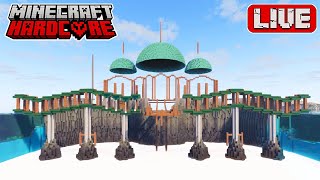 🔴 LIVE 🔴 Starting a Dragon Bridge in a MASSIVE Coral Reef in Hardcore Minecraft