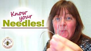 Do you know your needles? Types &amp; sizes of hand embroidery needle explained!