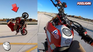 Haven't done this in YEARS | New Grom Wheelie Bar