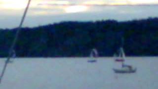 preview picture of video 'Finish Line - Yacht Race - Rothesay Yacht Club'