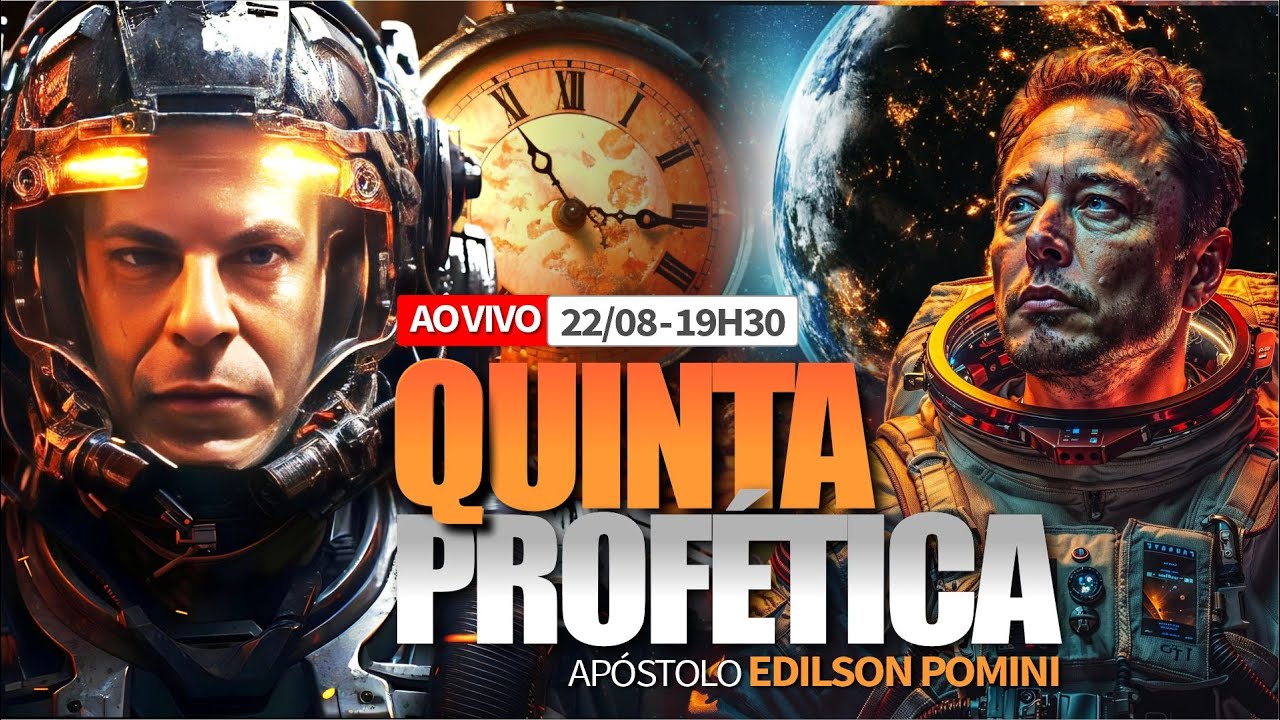 🟢 QUINTA PROFÉTICA - 23.08.2024 | APÓSTOLO EDILSON POMINI