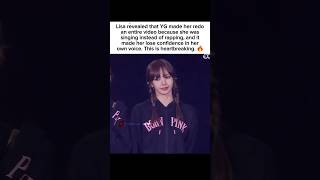 YG is so cruel for this 😡💔 #blackpink #블랙핑크 #lisa #리사 #shorts