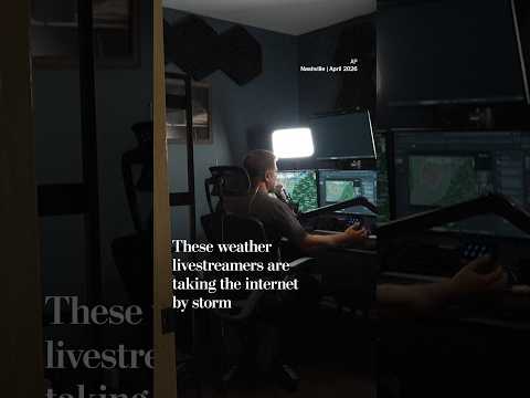 These weather livestreamers are taking the internet by storm