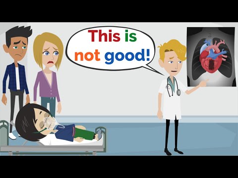 Lisa has a Heart Attack! | Basic English conversation | Learn English | Like English