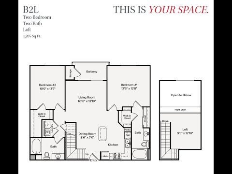 Avalon Playa Vista - Virtual Tour | 2 Bed 2 Bath Loft | 1,285 sqft | Unit 464