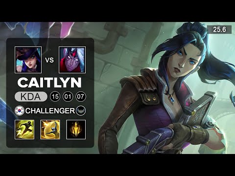 Caitlyn vs Varus ADC - KR Challenger - Patch 25.6 Season 15