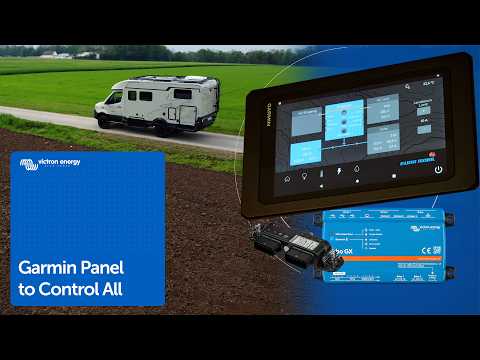 Sprinter 4x4 uses a new all-in-one Garmin and Victron control panel