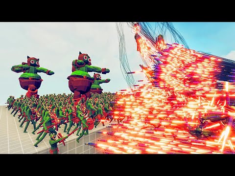 100x GOBLIN ARMY + GIANT vs EVERY GOD - Totally Accurate Battle Simulator TABS