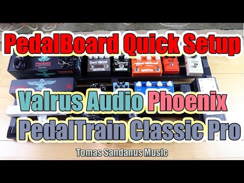 Walrus Audio Phoenix Power Supply - Pedaltrain Classic Pro - Mount Kit PT-UNI-MK - Pedalboard Set up