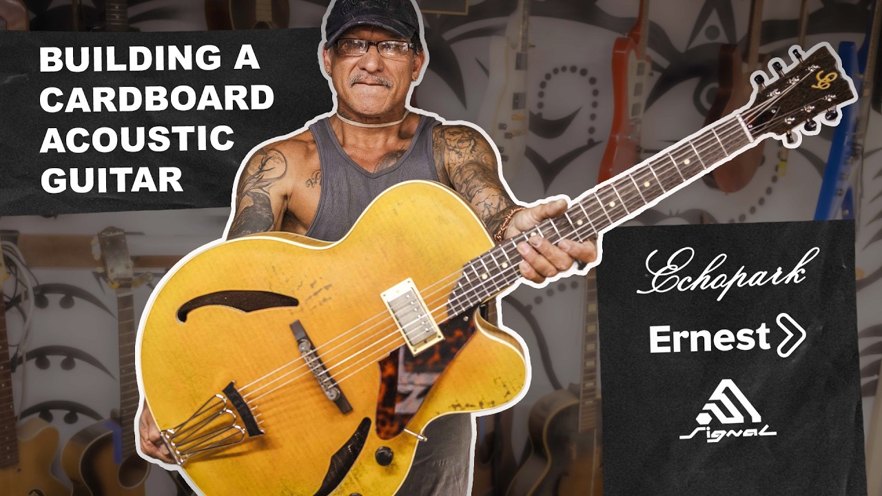 Cardboard Jazz Acoustic Guitar : Cardboard Chaos - YouTube