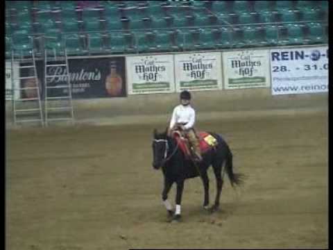 NRHA Futurity 2008, Youth bis 10 Jahre - "Smartinnic" geritten von Jolena King