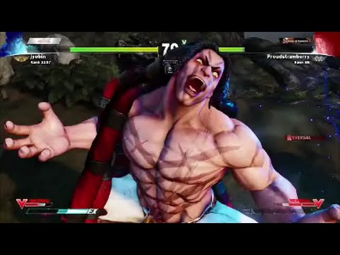 STREET FIGHTER V : jyobin ( Ryu ) VS Proudstrawberry ( Necalli ) Ranked Matches