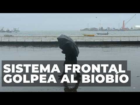 Sistema frontal golpea al Biobío: lluvias, deslizamientos y 13 viviendas afectadas