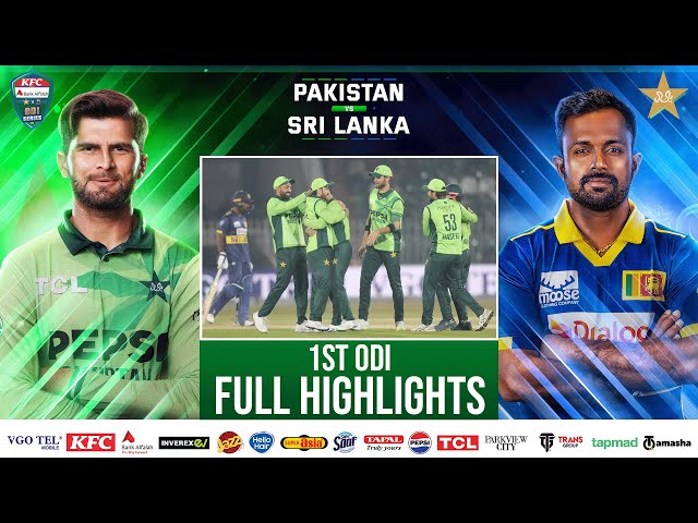 Full Highlights | Pakistan vs Sri Lanka ODI series 2025 | 1st ODI | PCB | M2S1U