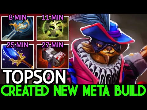 TOPSON [Pangolier] Created New Meta Build 8 Min Echo Sabre Dota 2