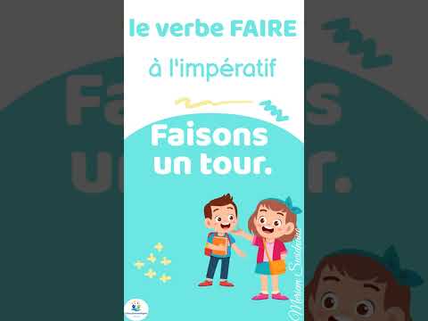 Le verbe FAIRE à l'impératif présent :