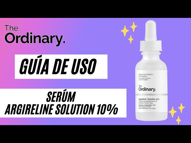 Vídeo relacionado con The Ordinary Argireline Solution 10%, Sérum Facial con Arigereline, Sérum para reducir la apariencia de las líneas de expresión, 30 ml