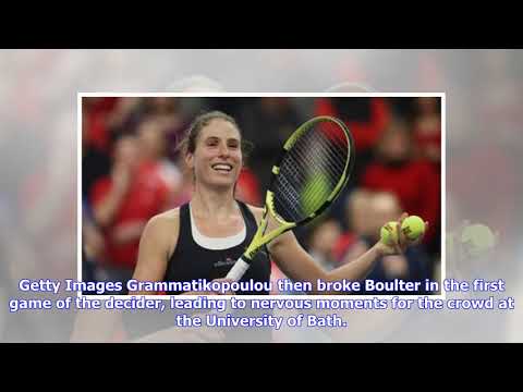 Tennis news - Katie Boulter downs Valentini Grammatikopoulou to give Great Britain lead