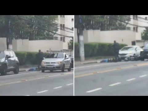 PÂNICO NO MORUMBI: Tiroteio entre PM e ladrões termina com suspeito morto e pedestre baleado