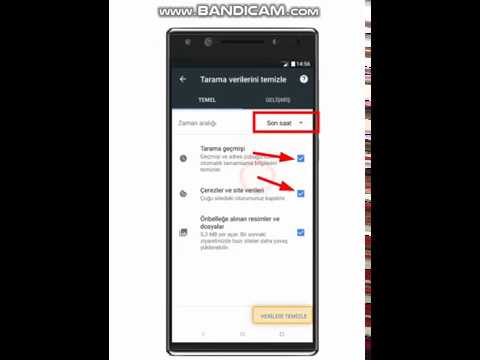 Alcatel 3x Chrome Geçmişi Temizleme