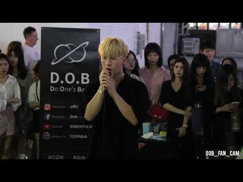 [DOB_디오비] 190817 홍대공연 3차 / 멤버 자기소개 dob member's introduce