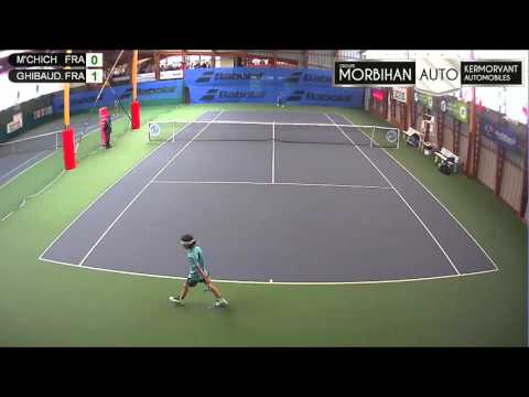 M'CHICH (FRA)  vs GIHBAUDO (FRA) - Open Super 12 Auray Tennis