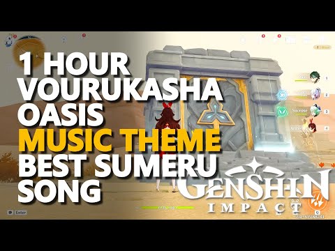 1 hour Vourukasha Oasis Music Theme Best Sumeru Song Genshin Impact