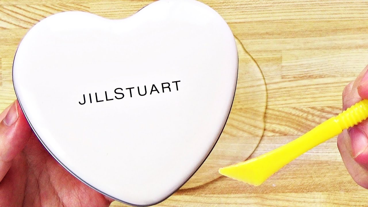 Slime Coloring with Japanese Makeup! Mixing JILL STUART Lip Gloss into Clear Slime!