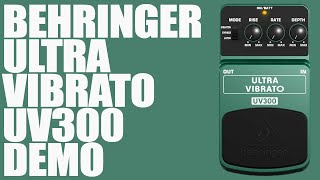 Video thumbnail for Behringer - UV300 Ultra Vibrato - Demo by Ryan Lutton