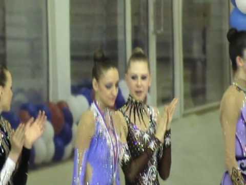 Awarding Ceremony  Seniors Rope  Seniors Hoop  Groups Seniors 5 Hoops  RG WC St Petersburg 04 04 2010